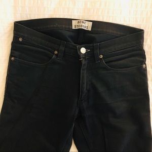 ACNE size 30/34 — black “Max Cash” jeans